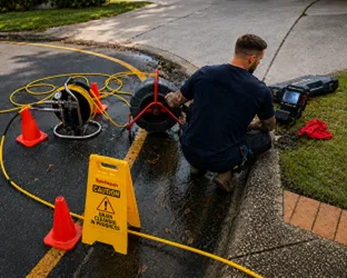 On-site drain inspection at a Warwick Farm property